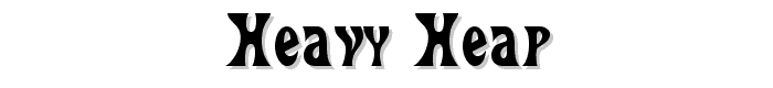 Heavy Heap font
